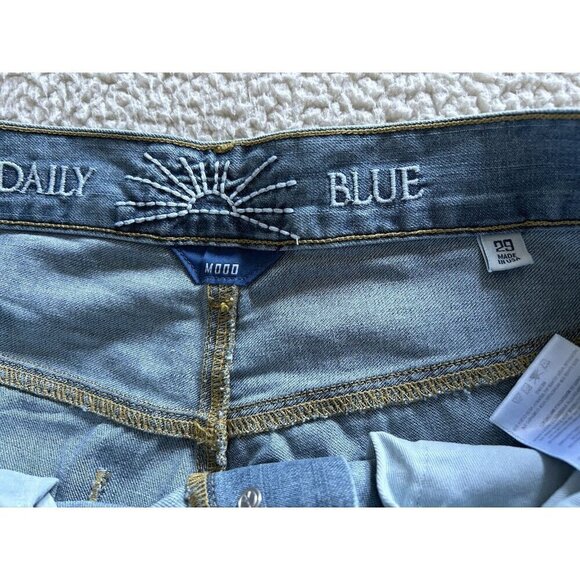 Daily Blue Adriano Goldschmeid Mood Straight Leg Lightweight Jeans Echo Blue 29 - Picture 9 of 14